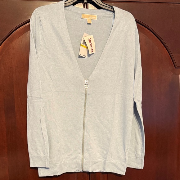 Michael Kors Sky Blue Knit Sweater - Picture 1 of 3